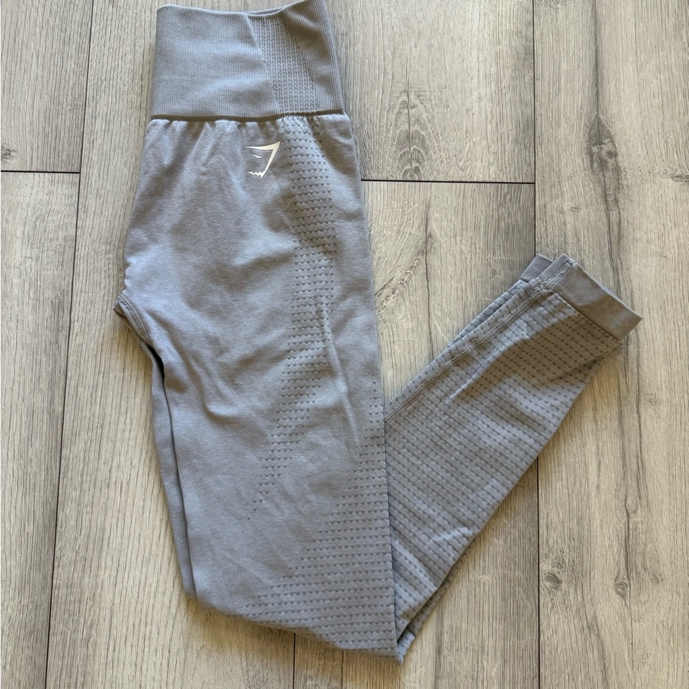 Gym Shark Gray Seamless Leggings - Size XS